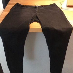 Zara Basic Denim Black Skinny Jeans
